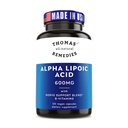 All-טבעי Remedies Alpha Lipoic Acid 600 מ"ג, 120 קפסולות עם B-Vitamins, טבעוני, No Fillers
