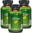 Irwin Naturals Double Potency 5HTP אקסטרה - 60 נוזל Soft-Gels, Pack של 3 - עבור רגיעה & Serotonin הפקה - 90 מוחלט המשרתים