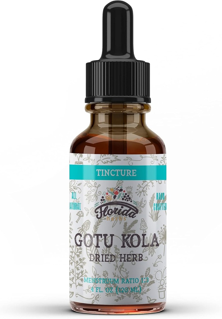 Gotu Kola Tincture, אורגני Gotu Kola לחלץ, Gotu Kola Drops (Centella Asiatica) Dried Herb