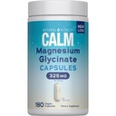 Vitality Calm, Magnesium Glycinate תומך העצם, שריר, לב, ועצב בריאות, non-GMO, טבעוני, Gluten 180ct