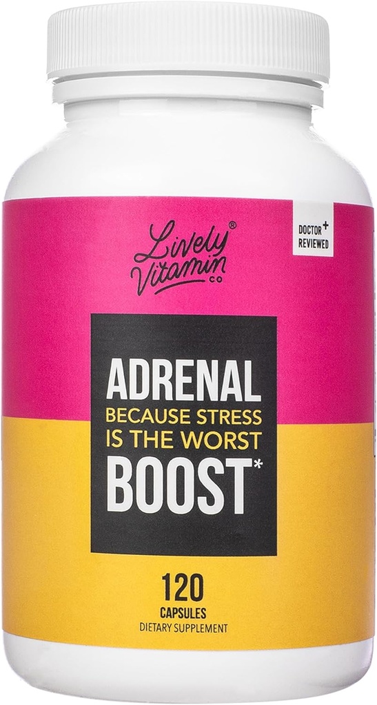 כמות חיה של VITAMIN CO. Adrenal Boost - Immune - Anxious - Memory - Focus - Nervousness - Rest - Sleep - Ashwagandha - Black Maca - Rhodiola - גינזנג - 120 קפסולות צמחוניות