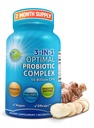 Probiotics with Digestive Enzymes and Prebiotic for Women and Men - 3in-1 טבעוני פרוביוטיקה פרוביוטית פרוביוטית פרוביוטיקה Multi Enzyme Complex for Gut Health - מקסימום Absorption נדחה-Releases
