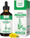 Mullein Leaf Tincture - Lung ניקויse - טבעוני Lung Detox - Respiratory Health and Immune Support Drops - תוספת טבעית של נוזל 4 fl.oz. Chlorophyll