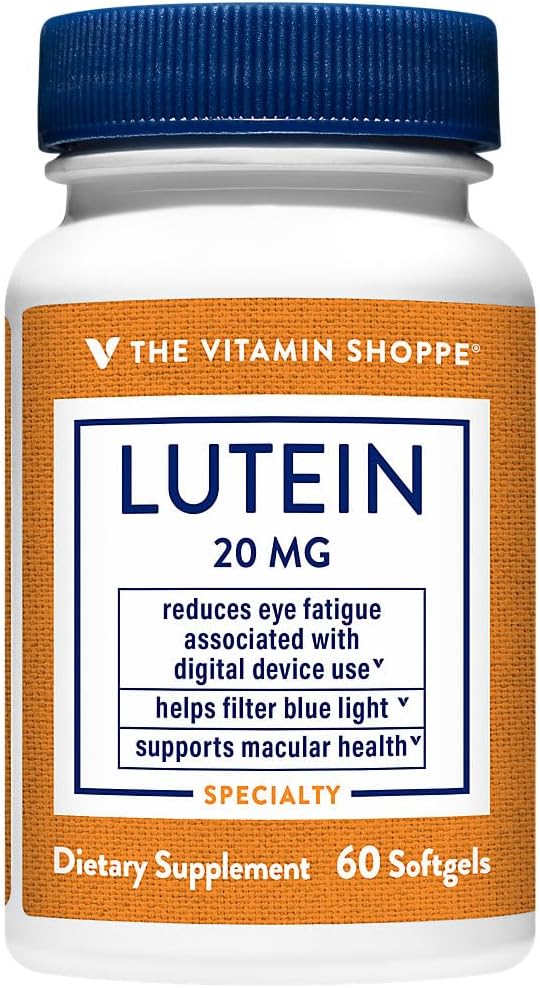 ויטמין Shoppe Lutein 20 MG (60 Softgels)