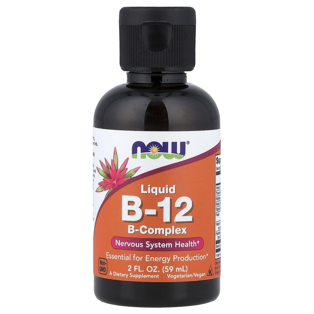 Now Foods - נוזל B-12 (B Complex) 2 oz