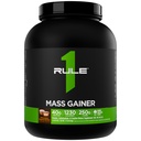כלל 1 Mass Gainer - High-Calorie Weight מקבל פורמולה עם 1,220+ קלוריות, 250g + Complex carb בלנדר, 40g All-Whey חלבון Per המשרת (8 משרתים, שוקולד בוטנים)