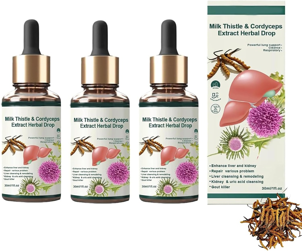 Cordyceps Sinensis Extracts - Lung Clearing Drops - נקי ונשום, מעודד self-Cleaning of the Lungs, Lung ניקוי טיפות Herbal Drops