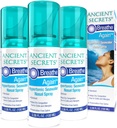 AnCIENTSS Saline Nasal Spray - Breath Again Hypertonic Seawater Nasal Spray, Allergy & Sinus Relief, Nasalungestion Moisturizer, 3.38 Fl Oz (Pack of 3)