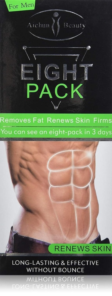 AICHUN BEAUTY Eight Pack For Men Strong Waist Manly Torso Smooth Lines Press Fitness Belly Burning Muscle Fat Remove Renews Skin Weight Loss Slimming Cream 170g