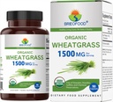 Brieofood אורגני חיטהgras 1500 מ"ג, 45 משרתים, Vegetarian Gluten Free, 90 טבליות Vegetarian