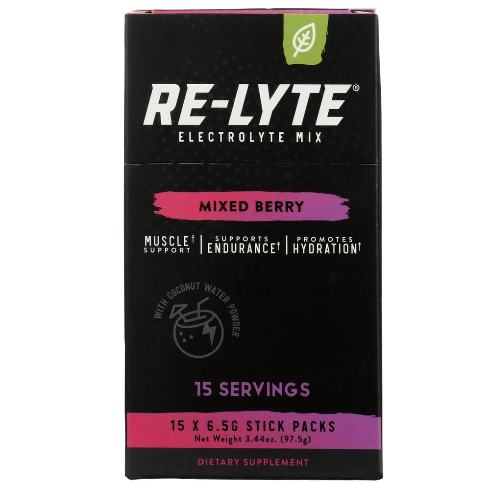 Re-Lyte שתיית לערבב מעורב ברי 15 משרתים Packets 3.44 oz
