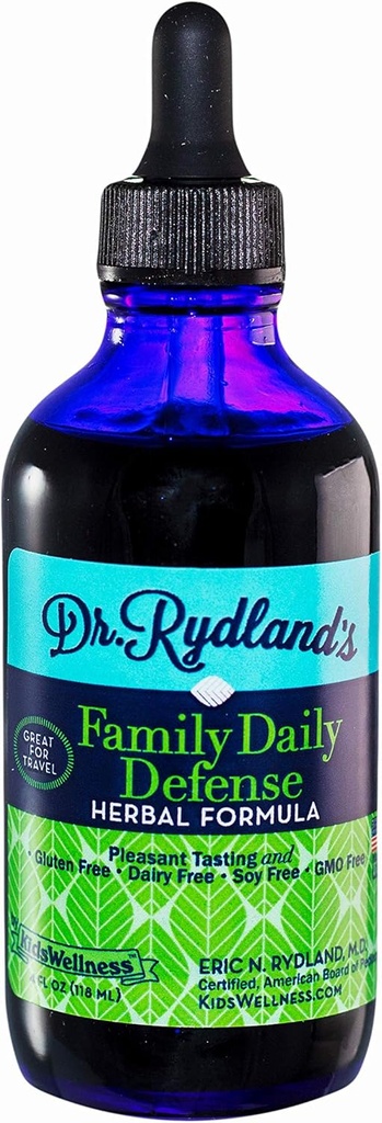Dr. Rydland's Herbal Supplement - נוצר על ידי ילדים טובים | משפחה דיילי הגנה | For Daily Use and Travel