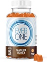 Ever One Manuka Honey New Zealand Gummies - Natural Immune Support Supplement - Vegetarian, Gelatin חינם - מנדרינה טעים דילמה חניכיים ויטמינים
