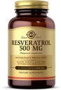 Solgar Resveratrol 500 מ"ג, 30 קפסולות ירקות - הגנה מפני חמצון - גלוטן חינם, חלב חינם - 30 מנות