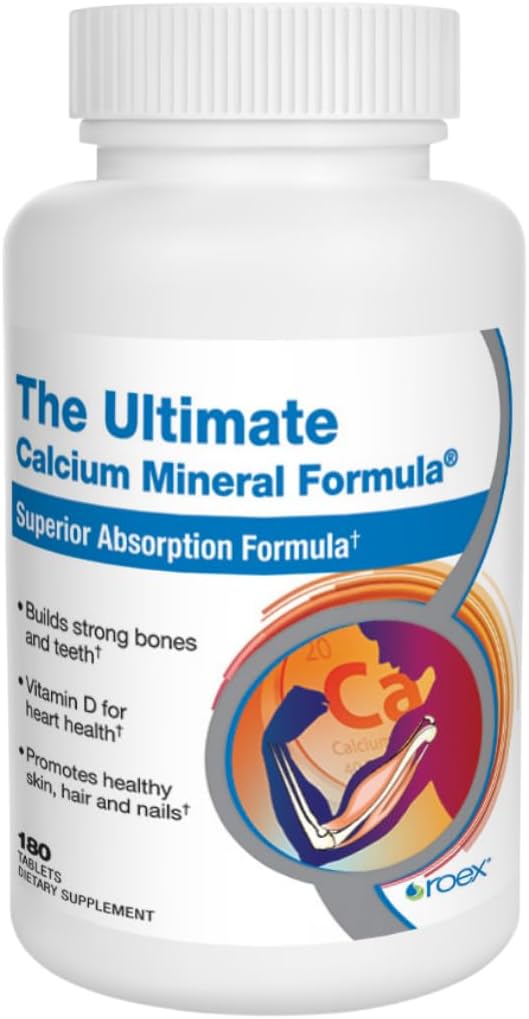 Roex ויטמינים | The Ultimate Calcium מינרלים פורמולה | Calcium | שיער, עור וציפורים