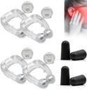 Acupeace Tinnitus הקלה מכשיר, Auricalm Tinnitus Relief for Ringing אוזניים, Tinnitus אוזניים Cuff Set Stop Ear Ringing (2Pairs)