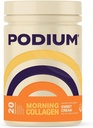 Podium Nutrition, Morning Collagen, Sweet Cream, 20 משרתים, חלבון קולג'ן, Gluten Free, Soy Free
