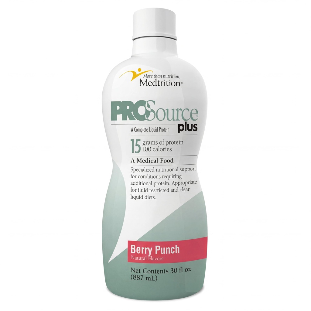 פטידים נוזליים מסוג I, 3 15 גרמים חלבון oz. מקור: Plus Berry Punch Bottle