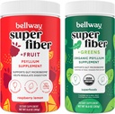 Bellway Super סיבים אבקת + פירות, פטל לימון סופר סיבים + ירוק