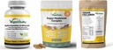טבעוני Vitality Booster תוספי Bundle - multivitamins, Collagen ו Super Mushroom Complex. פורמולה מבוססת צמחית גבוהה לבריאות כוללת עבור טבעונים וצמחונים
