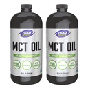 Now Foods MCT שמן, 32 Ounce (Pack of 2) (חבילה עשויה להשתנות)
