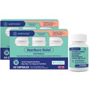 WeLMATE - Esomeprazole Magnesium 20 מ"ג - Heartburn Medicine - Acid Delayed לשחרר Heartburn הקלה - 24hr Protection - עבור גברים ונשים - 84 קפסולות - 2 Pack