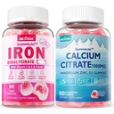 Calcium Citrate 1000mg מלא חניכיים + Iron Bisglycinate 26 מ"ג