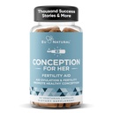 תוספי פוריות עבור נשים - איידס Ovulation, Hormonal Balance, & סדיר מחזורים - תמיכה ויטמין טרום לידתי עם Myo-Inositol, Folate, Folic Acid, Vitex - 60 קפסולות רך צמחוני
