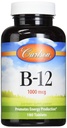 Carlson Labs B-12-SL, 1000mcg, 180 טבליות Chewable