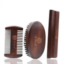 Beard Grooming Kit for Men - אופנה אופנתית אירופית w/Beard Comb, Beard Brush, Beard Bard Bar - Focusing On Men's Beard Care, Mastering The Beards of Men All Over The World