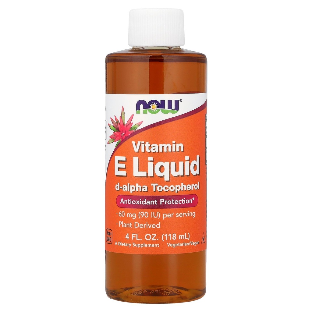 ויטמין E 90 IU נוזל, 4-Ounce