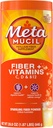 Metamucil Sparkling סיבים תוסף + ויטמינים, צמחי מבוסס Psyllium Husk אבקת עם ויטמינים C, D & B12, Daily סיבים תוספת לבריאות העיכול, Citrus Flavored, Sugar-Free, 90 משרתות