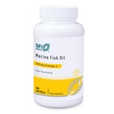 Klaire Labs SFI Health Marine Fish Oil - Ultra Pure 300 מיליגרם EPA & 200 מיליגרם DHA אומגה 3 שמן דגים לא משועבד עם No Fishy Taste, Cholesterol-Free & Gluten-Free (100 Softgels)