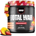 REDCON1 Total War Pre Workout, Strawberry מנגו - L Citrulline, Malic Acid, Green Tea Leaf Extract for Pump Boosting Pre Workout for Women & Men - 3.2g Beta Alanine כדי להפחית את הממצה, 30 משרתים