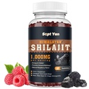 Shilajit Gummies 1000mg - Shilajit Pure ההימלאיה אורגני לגברים ונשים 85 + Trace מינרלים שילאג'יט Resin with Ashwagandha, Maca, Black Seed Oil - אנרגיה, המוח, Immunity, Sugar Free Raspberry 60ct 60ct 60ct