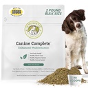 Wholistic Pet Organics Canine Complete - Dog Multivitamin אבקת - 2 Lb - ויטמינים לכלבים יומי ותוספים עבור מזון תוצרת בית - מערכת החיסון, עור, קואט & בריאות כללית - Small and Large Breed