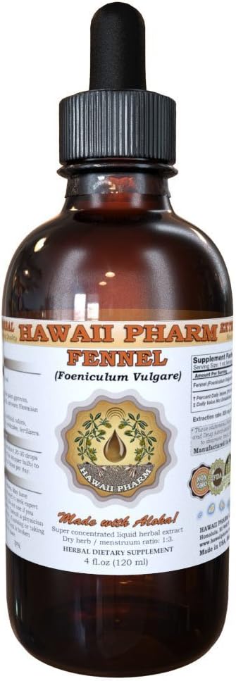 הוואי Pharm Pannel נוזל לחלץ, Pannel (Foeniculum Vulgare) Seed אבקת Tincture תוסף 2 oz