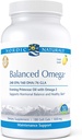 Nordic Naturals Pro Balanced אומגה - שמן דגים שמן ו Evening Primrose שמן, 240 מ"ג EPA, 160 מ"ג DHA, 76 מ"ג GLA, תומך הורמוניאלזון ועור בריא *, 180  Soft Gels
