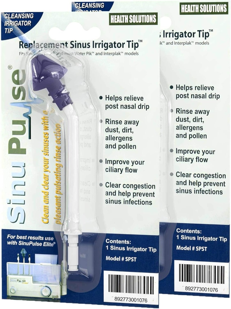 Supulse Elite החלפת Sinus Irrigator טיפ (2 Pack)