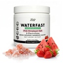 אבקה של WATERFAST Monk Fruit Keto Electrolyte עבור Fasting ו- hydrotion- Strawberry Watermelon Flavor | פינק ההימלאיה (Sodium), Potassium, Magnesium, Calcium | סוכר חינם חינם סוכר