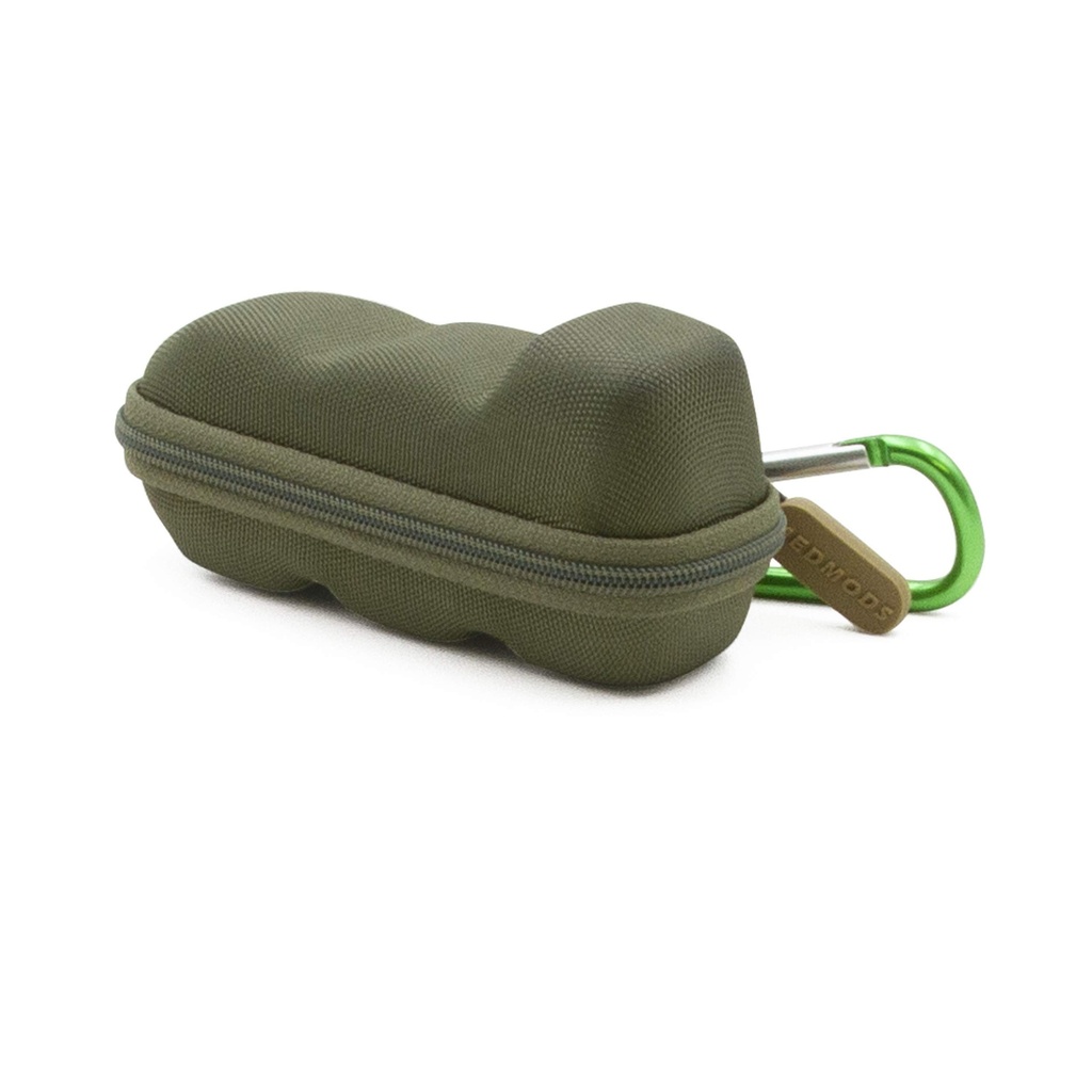 CASEMATIX Forest Green Travel Case Fits Asthma Inhaler כולל מקרה בלבד