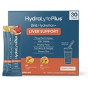 תמיכה מהירה Liver תומך + אלקטרוליט לערבב עם חלב זהtle, Turmeric, ג'ינג'ר, Prickly Pear, תמצית תה ירוק פורמולה עבור הידרציה מהירה (Variety Flavor, 30 Packets)
