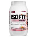 Nutrex Research IsoFit Whey אבקת חלבון מיידי 100% חלבון Whey חלבון Isolate (30 משרתים (Pack of 1), סטרוגנים ושמנת)