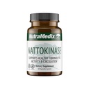 NutraMedix Nattokinase תוסף - Nattokinase 2000 FU לכל המשרת - פורמולה עבור תמיכה בריאות הלב ומנוחה בריאה - Gluten + חינם חלב (60 קפסולות)