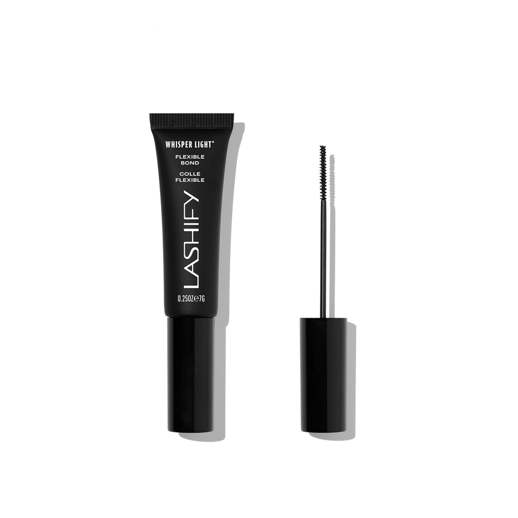 Lashify Whisper Lightflex Bond Eyelash Glue for False Lashes with Micro-Flex Technology - Lash Glue for Eyelash Extensions in Black