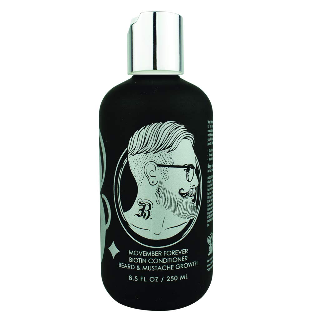 Biotin Beard Growth and Thicking Conditioner-(High Potency) Beard Care with Biotin-for Best Beard Growth-Beard Conditioner for Grooming-Movber Forever Biotin פנים Conditioner 8.5oz.