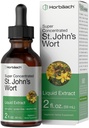 Horbäach St Johns Wort Tincture | 2 Fl Oz | אלכוהול חינם | מזון אורגני | Non-GMO, Gluten Free Supplement