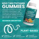 חניכיים מבוססות צמחים, מדי יום multivitamins לגברים ונשים עם ויטמינים A, C, D, E, B-3, B-6, B-12, Biotin, Inositol, non-GMO, Gluten Free, 60 Count (30 ימים אספקה)