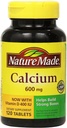 הטבע עשה Calcium 600 מ"ג עם ויטמין D3 לתמיכה ב- Immune, Tablet, 60 Count, עוזר לתמוך בחוזק העצם (Pack of 3)