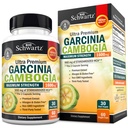 Garcinia Cambogia Weight Loss Pills - Maximum Strength Appetite Suppressant & Fat Burner for Men & Women - 1600mg Natural Extract & 960mg HCA - Metabolism Booster & Carb Blocker Capsules - 60Ct